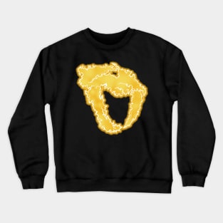 Power Skull - Saber-Tooth Yellow Crewneck Sweatshirt